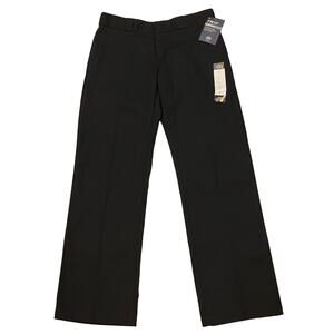 Dickies Pants Womens Sz 8 Reg Black 744 Original Fit Chino Straight Leg Workwear